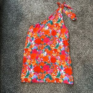 Pink Lily floral dress-size large